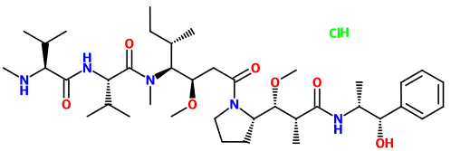 (图片) MC004063 Monomethyl auristatin E (MMAE) HCl